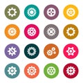 Gear icon set