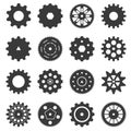 Gear icon set