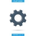 Gear icon vector logo design template. Royalty Free Stock Photo