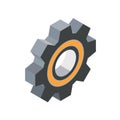 Gear isometric icon