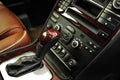 Manual car gear lever Royalty Free Stock Photo