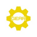 Gear logo template