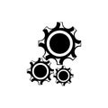 Gear Logo Template vector icon illustration design Royalty Free Stock Photo