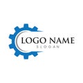 Gear Logo Template vector icon illustration