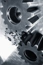 Gear-machinery abstract Royalty Free Stock Photo