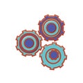 gear machinery isolated icon