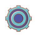 gear machinery isolated icon