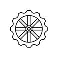 gear machinery isolated icon