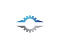 Gear machinery logo icon