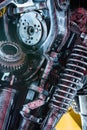 Gear machinery part robot Royalty Free Stock Photo