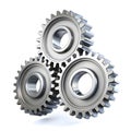 A gear made by three gharries, displayed against a clean white background