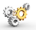 Gear mechanism Royalty Free Stock Photo