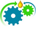 Gear oil logo