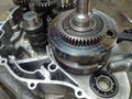gear part machine motorcycles Royalty Free Stock Photo
