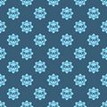 Gear with Quadcopter vector Drone Settings colored seamless pattern