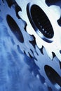 Gear reflection Royalty Free Stock Photo