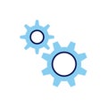 Gear related vector icon