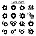 Gear , Repair , fixing icon set