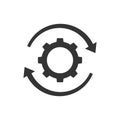 Gear rotation icon