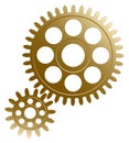 Gear set. Royalty Free Stock Photo