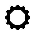 Gear setting isolated icon