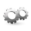 Gear Settings Icon isometric 3d vector illustration Royalty Free Stock Photo