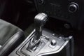 Gear shift, automatic transmission gear of car. Royalty Free Stock Photo