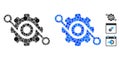 Gear Solution Composition Icon of Spheric Items