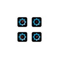 Gear Speed vector icon Royalty Free Stock Photo