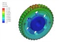 Gear strain analysis