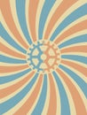 Gear Swirl Red Blue Vector Background