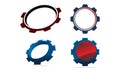 Gear Template icon Set