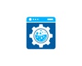 Gear Tool Laundry Icon Logo Design Element