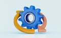 Gear two side arrow sign technical error mechanical problem