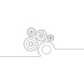 Gear vector icon illustration design Royalty Free Stock Photo