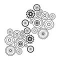 Gear vector icon illustration design Royalty Free Stock Photo