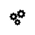 Gear vector icon illustration Royalty Free Stock Photo