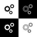 Gear. Gear vector icons. Wheel symbol. Technology. Gear icon, isolated for web design. Vector illustration