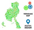 Gears Veraguas Province Map Mosaic