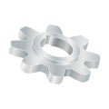 Gear wheel. Metal 3d part