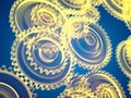 gear wheels background Royalty Free Stock Photo