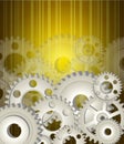 Gear wheels background Royalty Free Stock Photo
