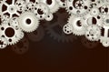 Gear wheels background Royalty Free Stock Photo