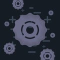 gear wheels design vector ilustration Royalty Free Stock Photo