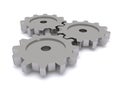 Gear wheels with meshing cogs