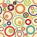 Gear wheels pattern Royalty Free Stock Photo