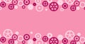 Gear wheels vector illustration banner text space Royalty Free Stock Photo