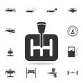 gearbox in the car icon. Detailed set of car repear icons. Premium quality graphic design icon. One of the collection icons for we