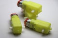 Geared DC motor which is used in making electronic projects which has high torque