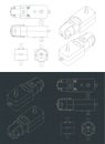 Geared Motor DC drawings